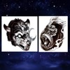 Oottati Waterproof 4 Sheets Back of Hand Temporary Tattoo Stickers,