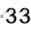 Stainless Steel House Numbers Address Sign, Metal Address Numbers and