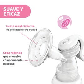 CHICCO, Extractor de Leche Materna Manual Natural Feeling, Accesorios de Lactancia