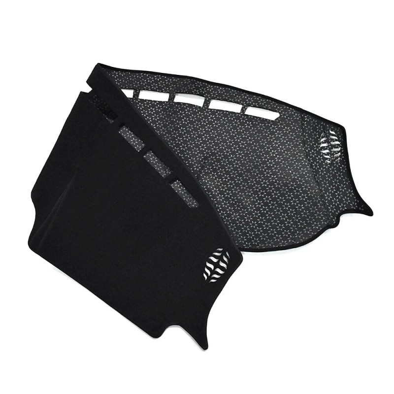 Unbranded Black Dashboard Mat Dash Sun Cover Pad For 2019-2024
