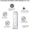ARRIS® Surfboard® SB6190 Cable Modem, White