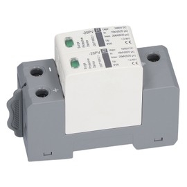 Surge Protective Device DIN Rail Mount Arrester Electric Shock Protector 1000VDC 2P 10‑20KA