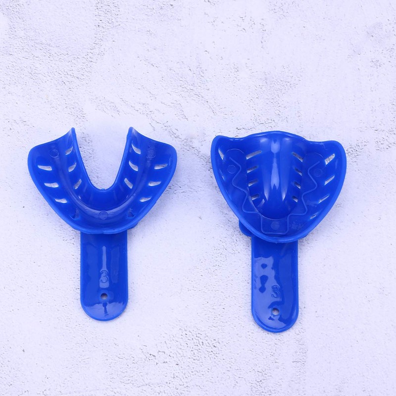 6 Pares Bandeja Dental desechable Bandeja de Materiales de Espuma