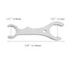 SnowTing 2PCS Faucet Wrench Spanner Home Brewing Stainless Steel Superior