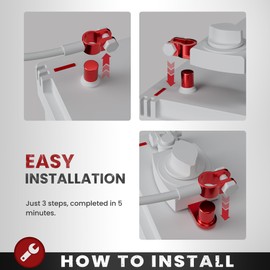 DMTVAL Top Post Battery Disconnect Switch – 12V and 48V Master Power Cut Off Switch for Car, RV and Vehicle (On/Off, SAE Negative Battery Terminal Connection)