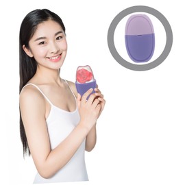 NOLITOY Ice Cube Tray Ice Roller for Face Facial Roller Portable Ice Roller Multi-functional Roller Rollers Face Tools Ice Ball Mold Ice Holder for Face Ice Face Massager Violet