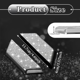 TOMALL Bling Car Water Cup Holder Cover Compatible with Honda Accord 2022-2024 11th Crystal Centre Console Car Water Holder Panel Frame Trim Bling Interior Accessories for Car