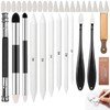 33 Pcs Blending Stumps Set, – with Sketching Pen, Sponge