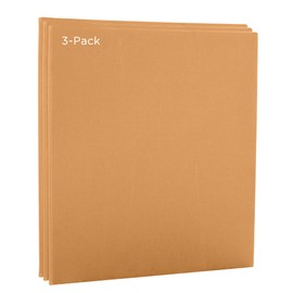 Paramount Pro-Tones All-Media Toned Canvas Panels 3-Pack - Triple-Primed 100% Cotton Canvas, Non-Reflective Colors - Sahara 16x20"