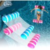 BLOFUN 2 Pack Water Swimming Pool Float Hammock,Pool Float Lounger,Water