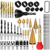 LAMPTOP 39-Pcs Woodworking Chamfer Drilling Tools Including 1-Pcs Bolt-Deburring Tool,