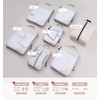 Meowoo Compression Packing Cubes 7 Set, Ripstop Mesh Travel Organizers