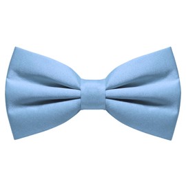 RBOCOTT Mens Baby Blue Pre-tied Bow Tie Adjustable polyester bowtie(1)