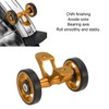 Bicycle Mudguard Easywheel Mudguard Rollers Wheels Double Wheel for for