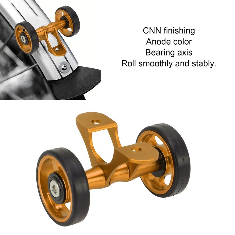 Bicycle Mudguard Easywheel Mudguard Rollers Wheels Double Wheel for for