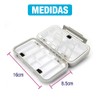 Pastillero Organizador Impermeable Con 16 Rejillas