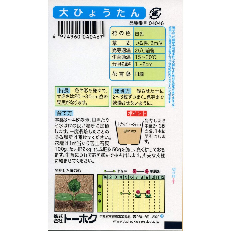 Tohoku Co., Ltd. Large Gourd 04046