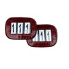 Competition Leather Number Holder 3 Digit for bridles and Saddle