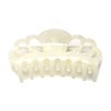 QinGoo Large Hair Clip, Hair Clip, White, Hair Clip, Firmly