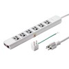Sanwa Supply TAP-SP36MG-3 Lightning Guard Tap, 3P, 6 Counts, 9.8