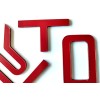 AFX RED RAISED TRD UPPER FRONT GRILLE LETTERS FOR TOYOTA