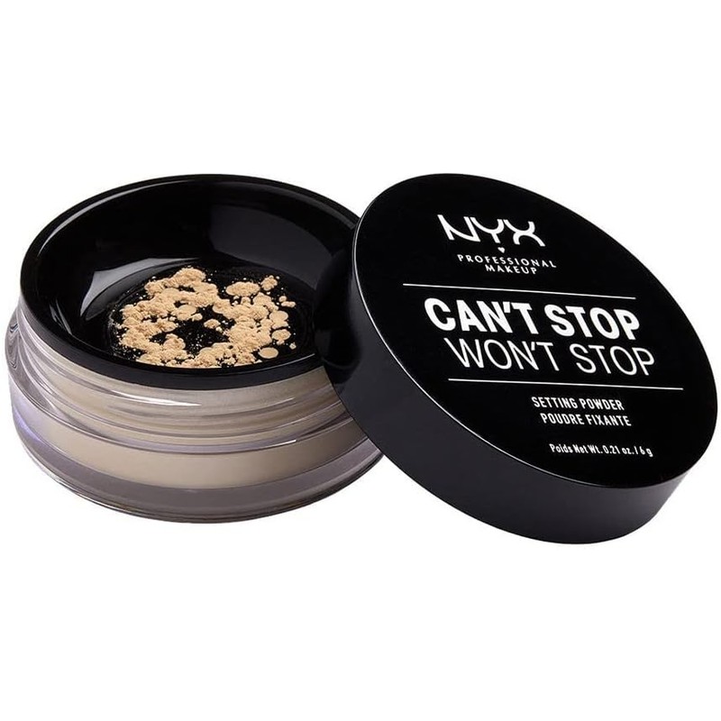 NYX Professional Makeup, Can´t Stop Won´t Stop, Polvo fijador, Tono