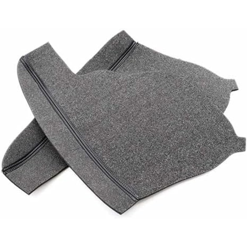 AOUTTUOA 2pcs Door Panel Armrest Replacement Cover Black Leather Compatible