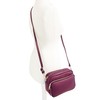 Handbag Bliss Womens Camera Bag Double Compartment Crossbody Shoulder Italian