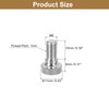 sourcing map M6x10mm Knurled Thumb Screws, 6pcs Brass Knurled Thumb