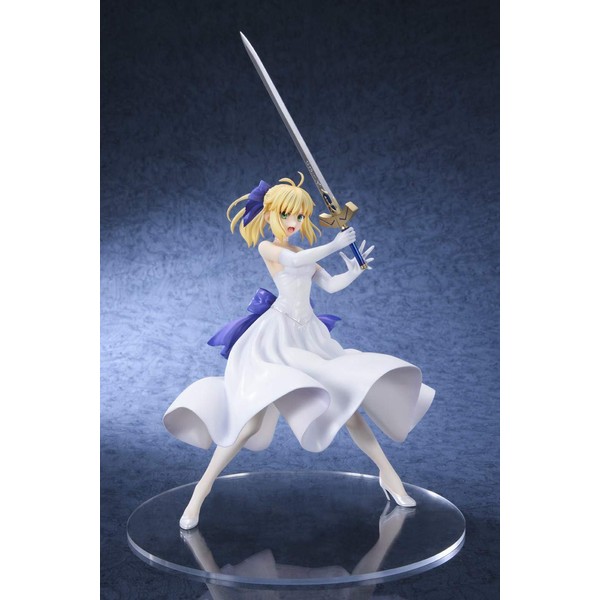Fate/stay night Unlimited Blade Works Saber White Dress Ver. 1/8 Scale PVC Painted Complete Figure
