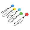 5pcs Teething Toys Silicone Skull Pattern Round Shape 5 Color