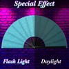 Ripeng 13" Glitter Large Rave Hand Fan Folding Clack Rave