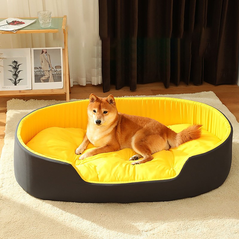 Pet Nest Bed Large Space Soft Comfortable Warm Pet Sleeping