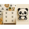 (6-Pack) Panda Theme Children's Door knobs - Pull Handles for