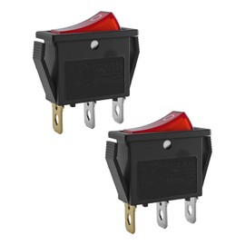 2PCS 3 Pin 2 Position RS606 Rocker Switch Fit for LE-CI