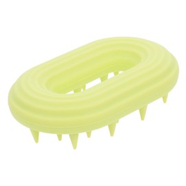 FRCOLOR Hair Scalp Massager Brush Soft Scalp Exfoliator for Deep Cleaning Suitable for All Hair Types for Wet Dry Use