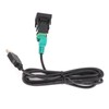 Stereo USB Cable Adapter Switch Button for CD Player Radio