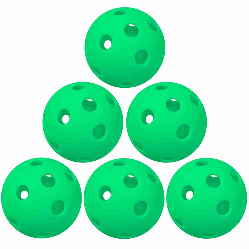 12 Packs 26 Holes Indoor Pickleball Balls for Indoor Court