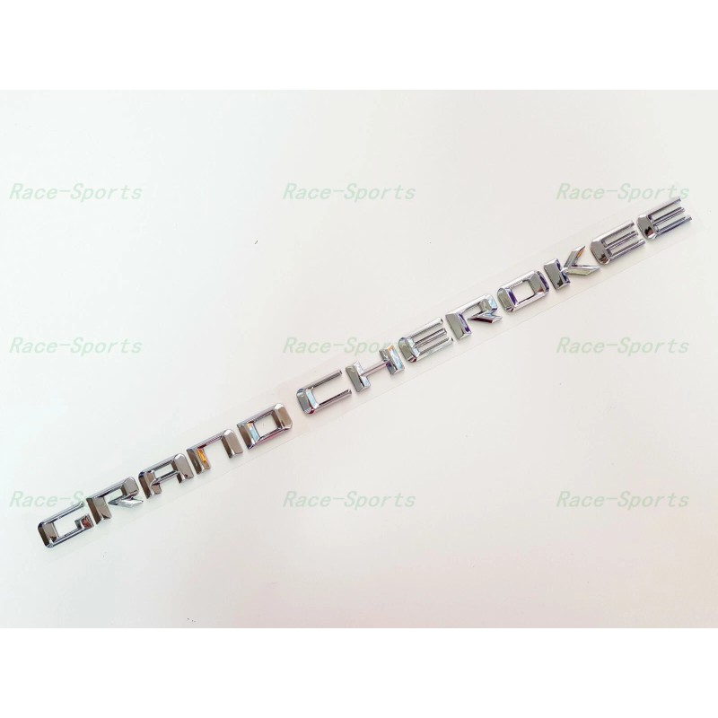 Jeep NEW 2PCS Kits Chrome GRAND CHEROKEE 3D Letters Emblems