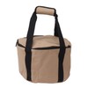 Camping Storage Bag Bucket Shape Large Capacity Waterproof Canvas Portable