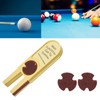 Compact Billiards Pool Cue Tip Shaper Polisher Burnisher Trimmers Multifunctional