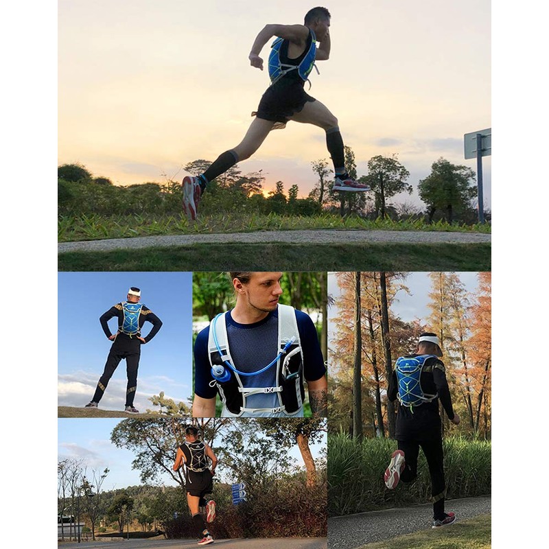 Hydration Backpack with Bladder 2L, Hydration Vest Breathable Lightweight Rucksack