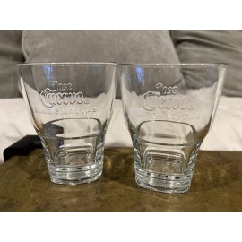 Set Of 2 Jose Cuervo Margarita Glasses, Thick/Heavy High End Glassware, Tequila