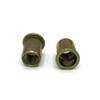 NOLDAR | Flat Head Carbon Steel Rivet Nuts (Yellow Zinc