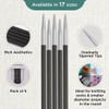 KnitPro 20 cm x 3 mm Karbonz Double Pointed Needles,