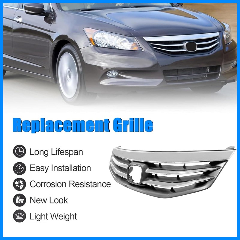Collect Light Bumper Grille For 2011 2012 Honda Accord 4