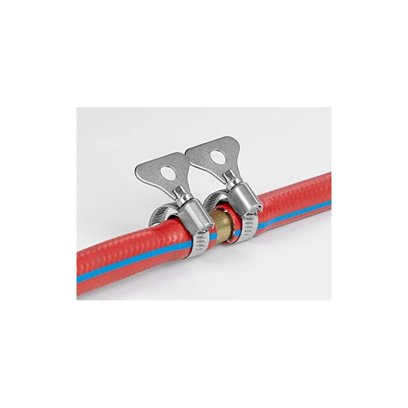 Delock Hose Clamp with Wing Nut 8-12 mm Pack of