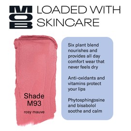 MOB Beauty Soft Matte Lipstick M93 – Rosy Mauve