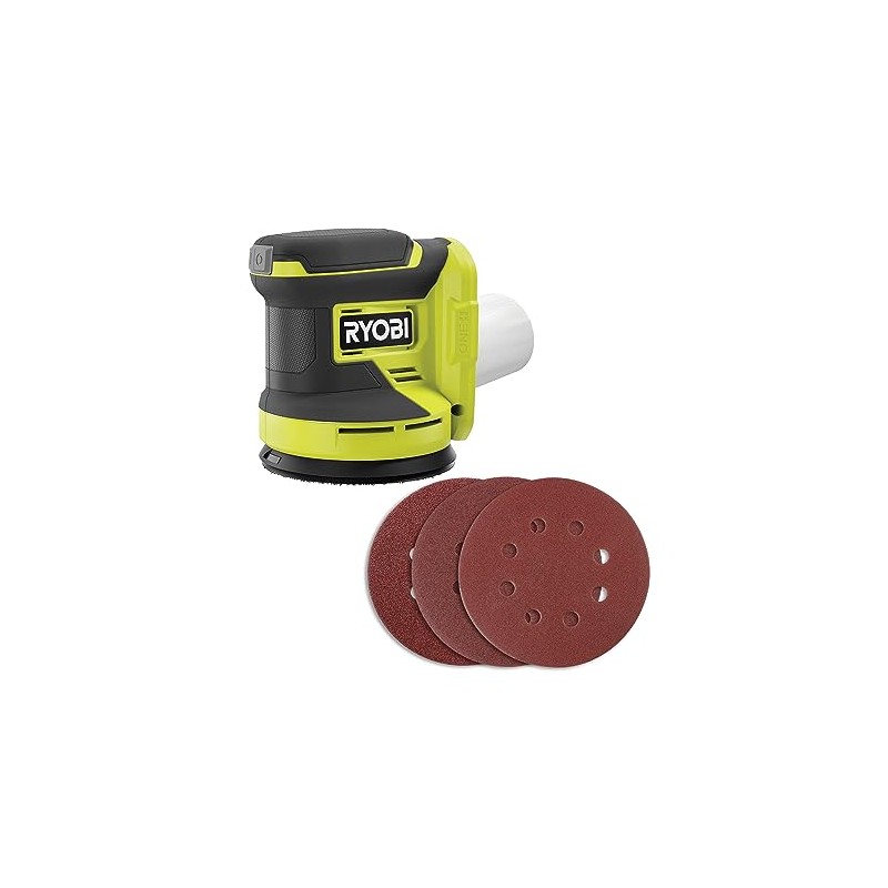 RYOBI 18V ONE+ Cordless 5" Random Orbit Sander, Bare Tool