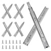12 inch Drawer Slides 4 Pairs (8pcs) Full Extension Ball